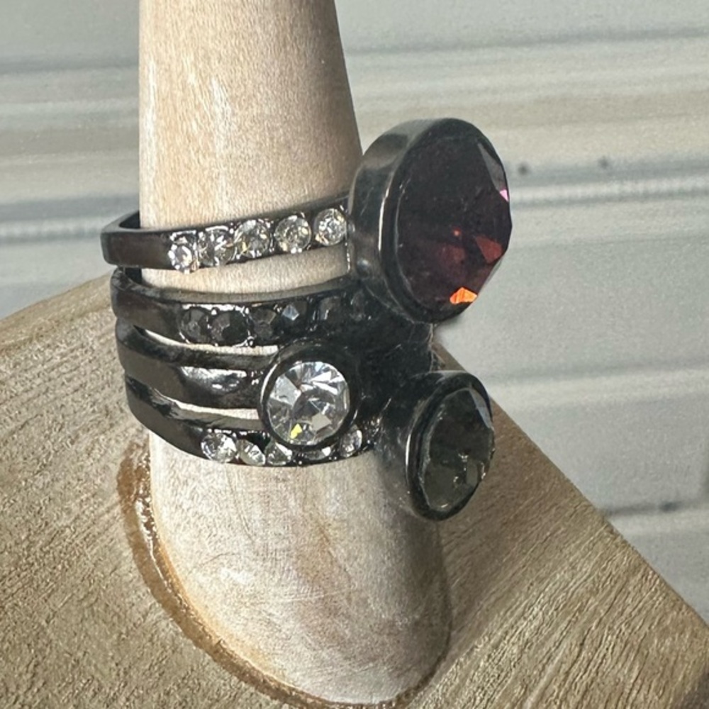 Multi-Stone Stacked Ring‎ - Picture 7 of 13